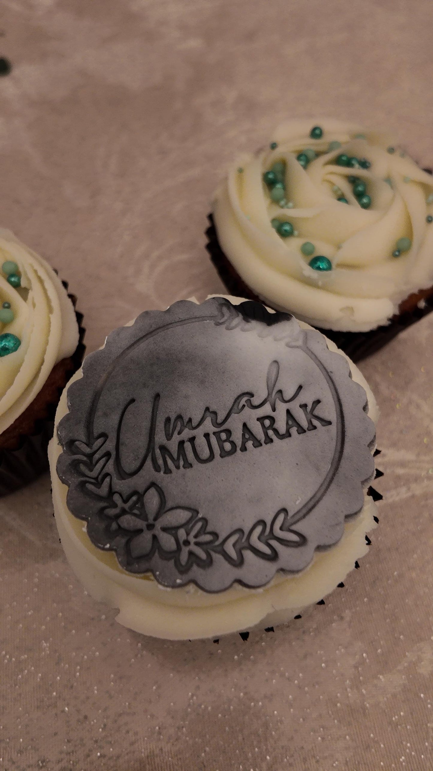 Umrah Mubarak Mixed Font Cookie Biscuit Stamp Fondant Cake Decorating Icing Cupcakes Stencil Ramadan Eid