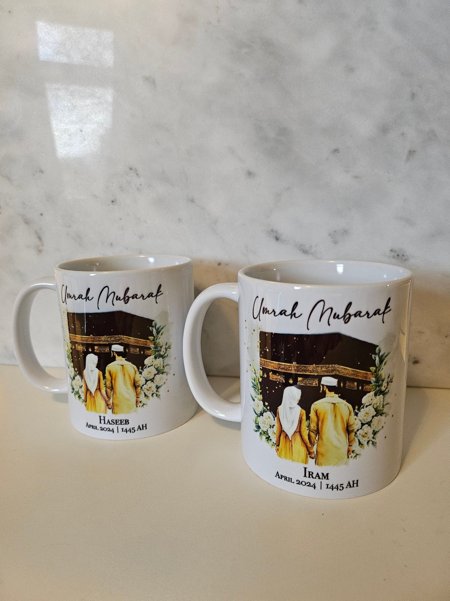 Personalised Hajj/Umrah Mubarak Mug: Islamic Gift Set