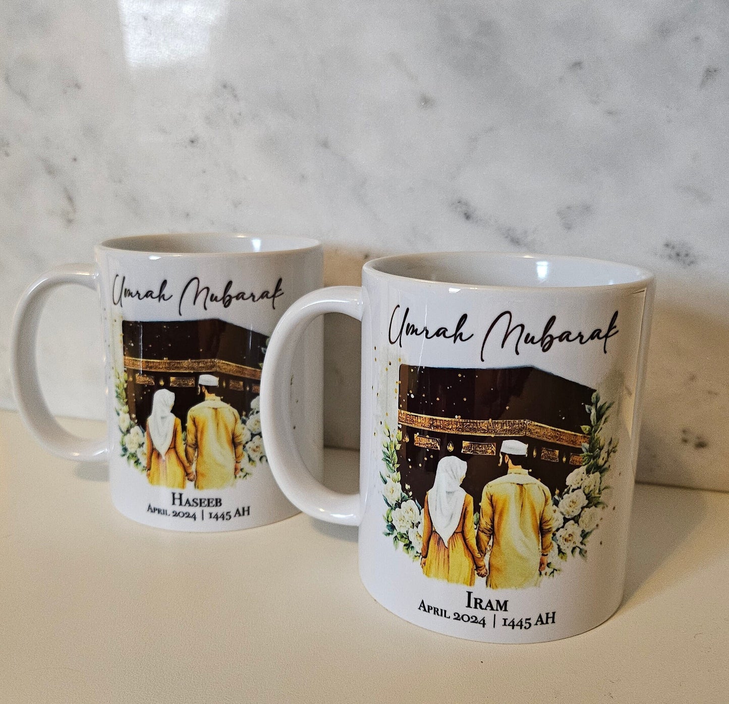 Personalised Hajj/Umrah Mubarak Mug: Islamic Gift Set