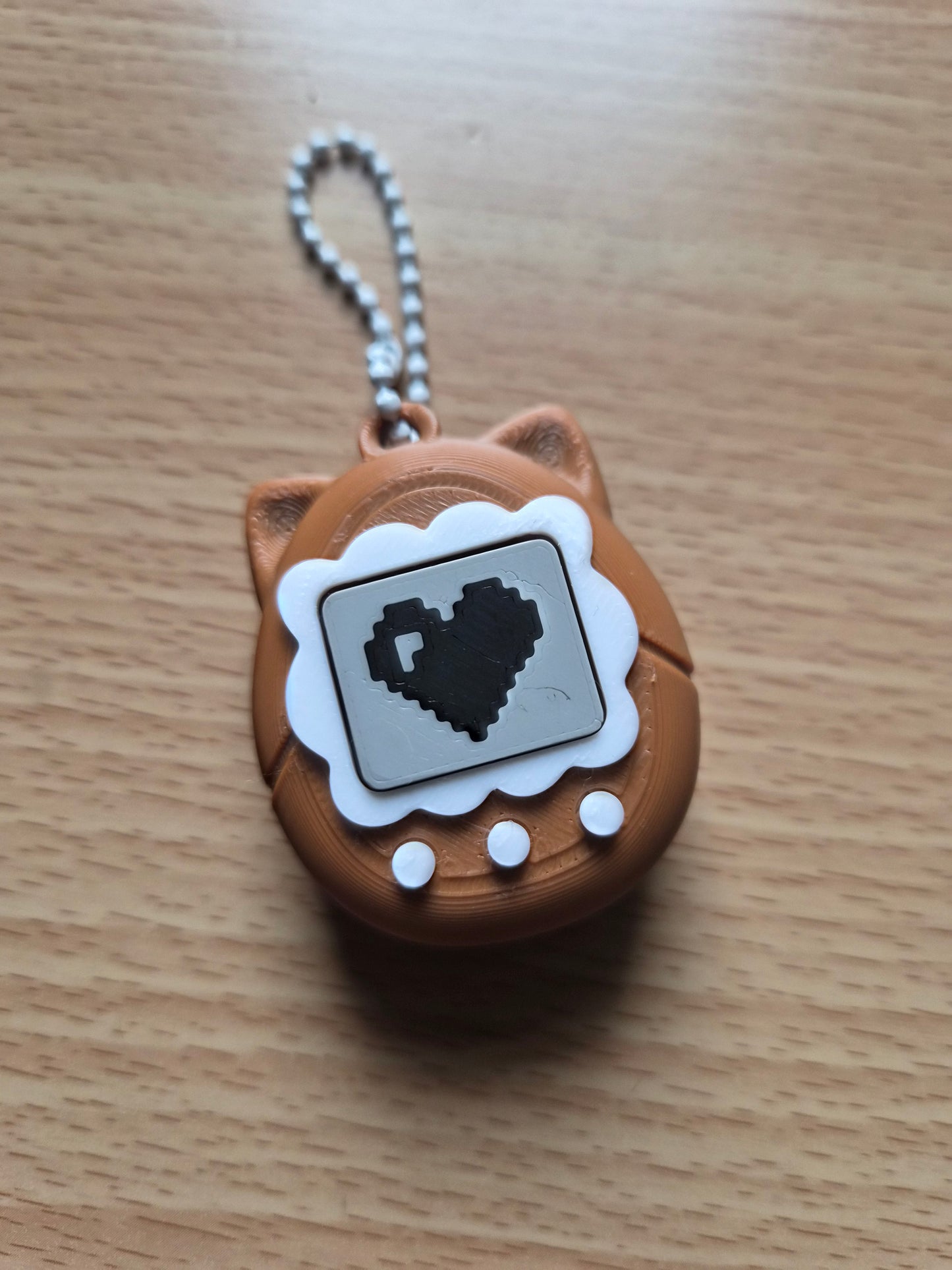 Tamagotchi Style Fidget Toy | Cute Retro Keychain with Clicker Screen | Kawaii Stress Relief Toy