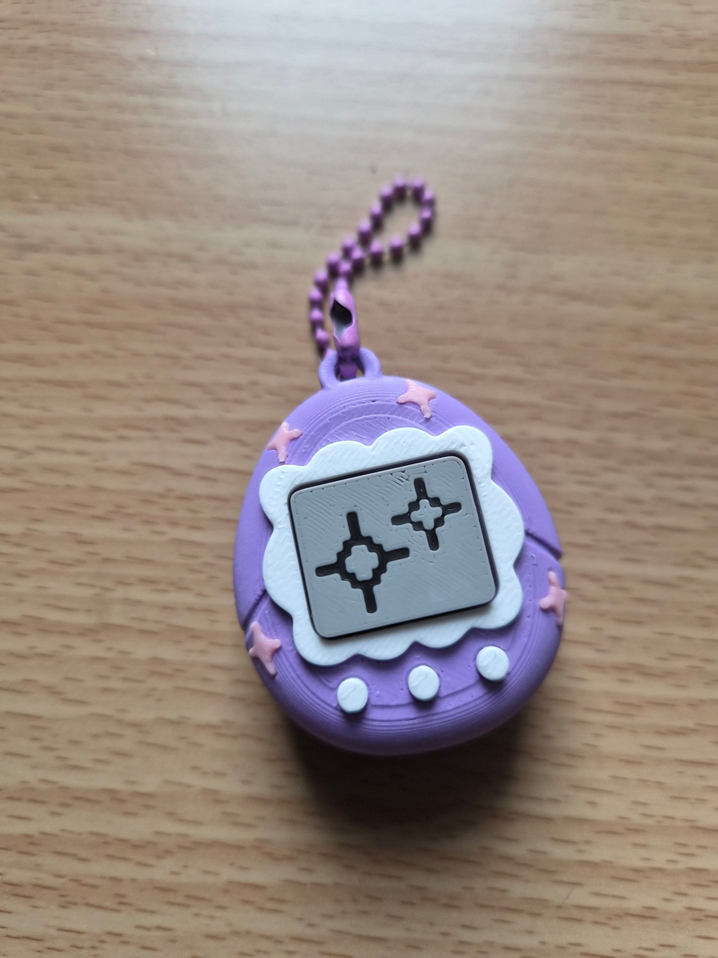 Tamagotchi Style Fidget Toy | Cute Retro Keychain with Clicker Screen | Kawaii Stress Relief Toy